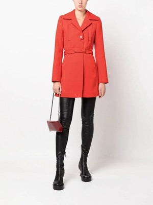 COURREGÈS Red Crepe Jacket for Women - FW22