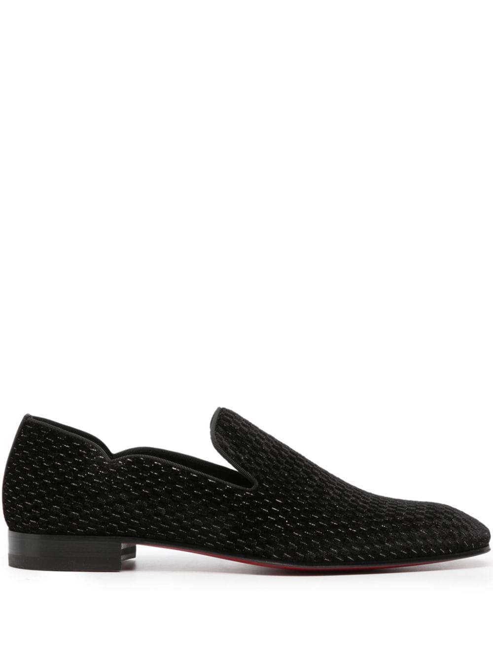 CHRISTIAN LOUBOUTIN Dandy Chic Black Men's Laced Up Shoes - 2024 Summer Collection