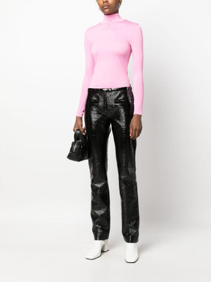 Sleek Black Tube Pants for Women - SS24 Collection