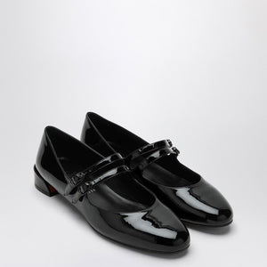 CHRISTIAN LOUBOUTIN Sweet Jane Black Patent Ballet Flats