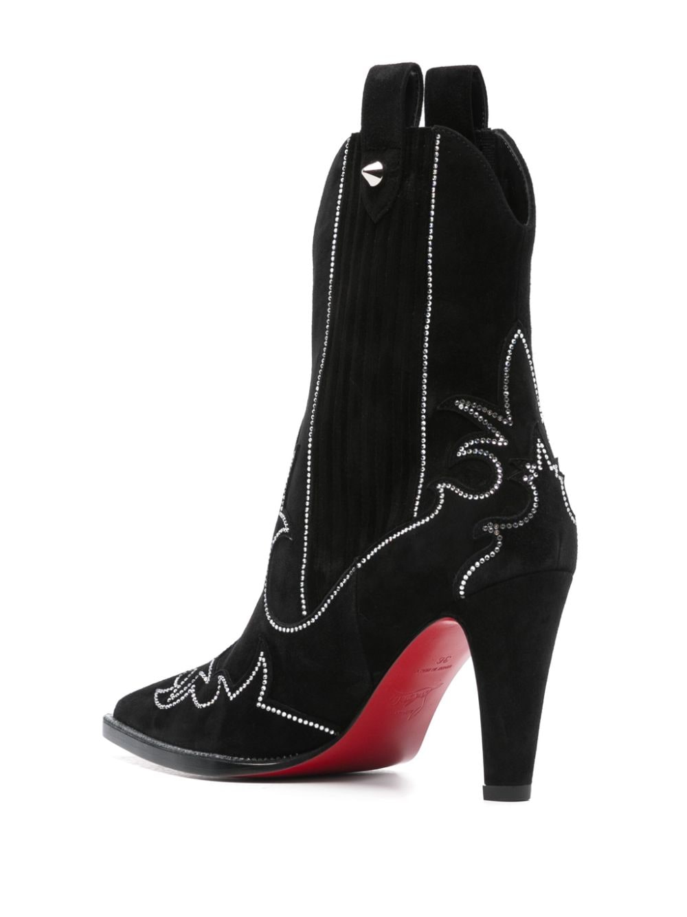 CHRISTIAN LOUBOUTIN 85 MM LOW BOOTS