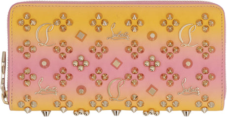 CHRISTIAN LOUBOUTIN Mini Leather Wallet with Decorative Studs