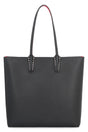 CHRISTIAN LOUBOUTIN Pebbled Leather Tote Handbag - 35 cm