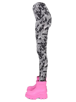 MSGM Graphic Print Leggings