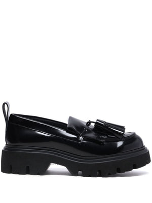 MSGM Classic Black Loafers for Women - FW23 Collection