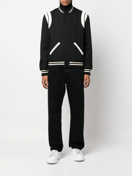 SAINT LAURENT Men's 24SS NOIR BLANC Jacket