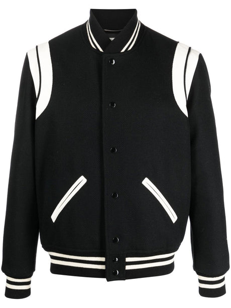 SAINT LAURENT Oversized Wool Blend Teddy Jacket - Size 50