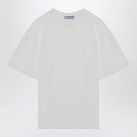 PRADA Wide Short Sleeve Cotton T-Shirt