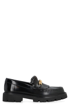 CELINE Margaret Leather Loafers