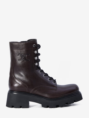 CELINE Mid Lace-Up Boots