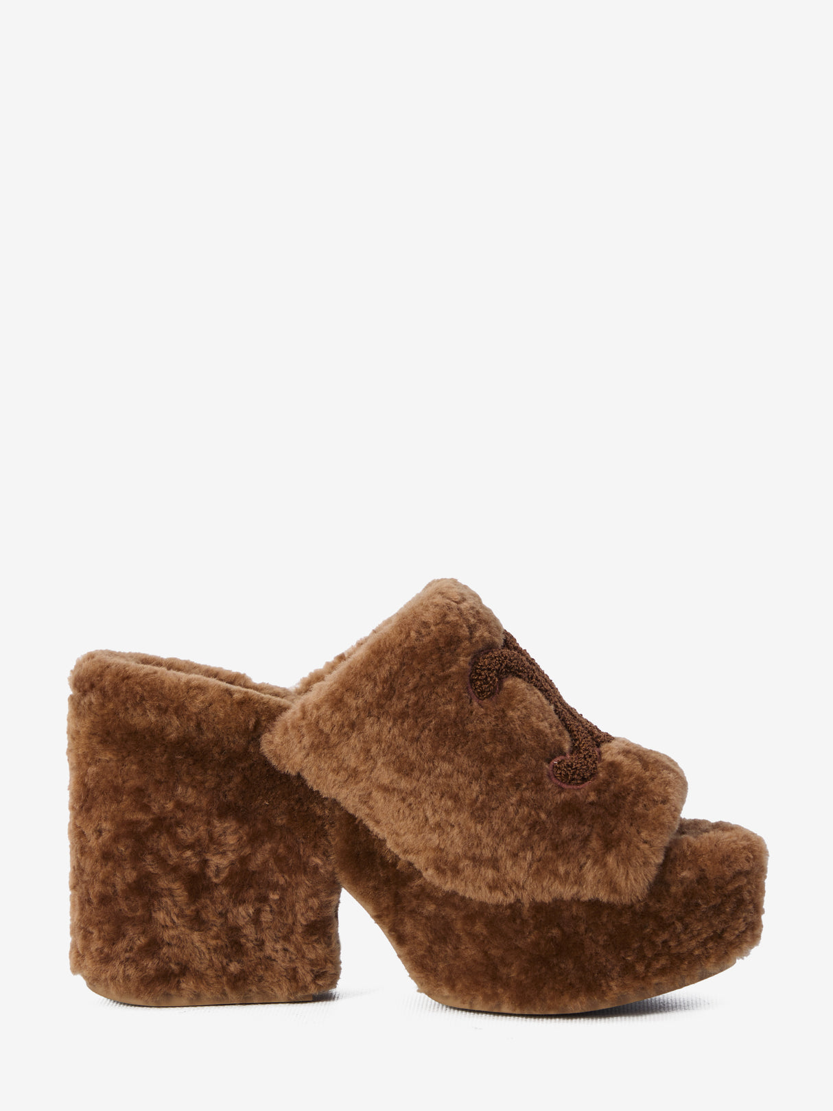 CELINE Women's Elena Flat in Shearling - Size IT