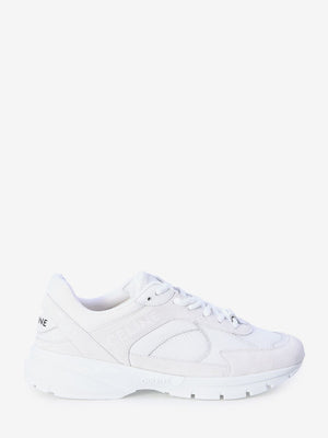 CELINE Luxury Runner Creased-03 Low Top Sneakers in White