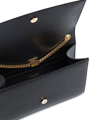 SAINT LAURENT Black Calfskin Shoulder Handbag for Women - SS23 Collection