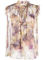 ZIMMERMANN Stunning Floral Print Silk Blouse - Perfect for FW23