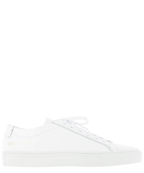 COMMON PROJECTS White Leather Low Top Sneakers for Women - 2.5cm Height