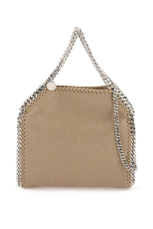 Túi xách nhỏ nhắn Stella McCartney Falabella Mini Tote Handbag với dây đeo bằng kim loại màu bạc