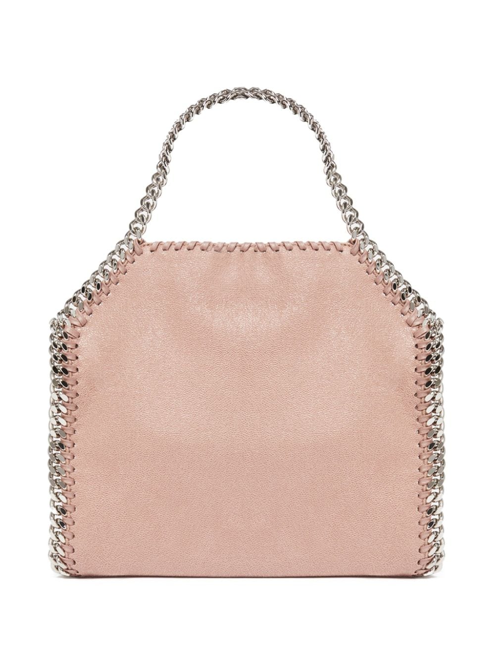 Túi xách nhỏ nhắn Stella McCartney Falabella Mini Tote Handbag với dây đeo bằng kim loại màu bạc