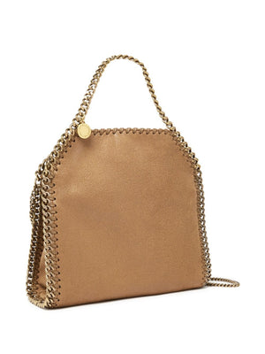 STELLA MCCARTNEY Eco-Chic Mini Tote Handbag with Chain Detail