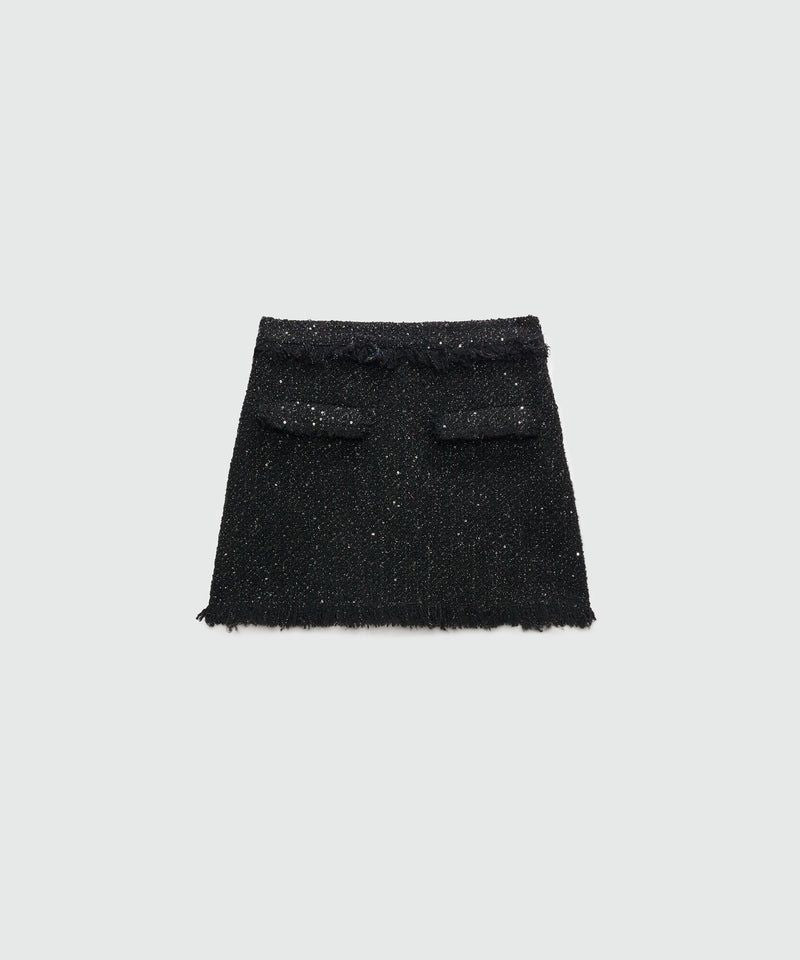 MSGM Chic Urban Mini Skirt in Black