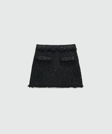 MSGM Chic Urban Mini Skirt in Black