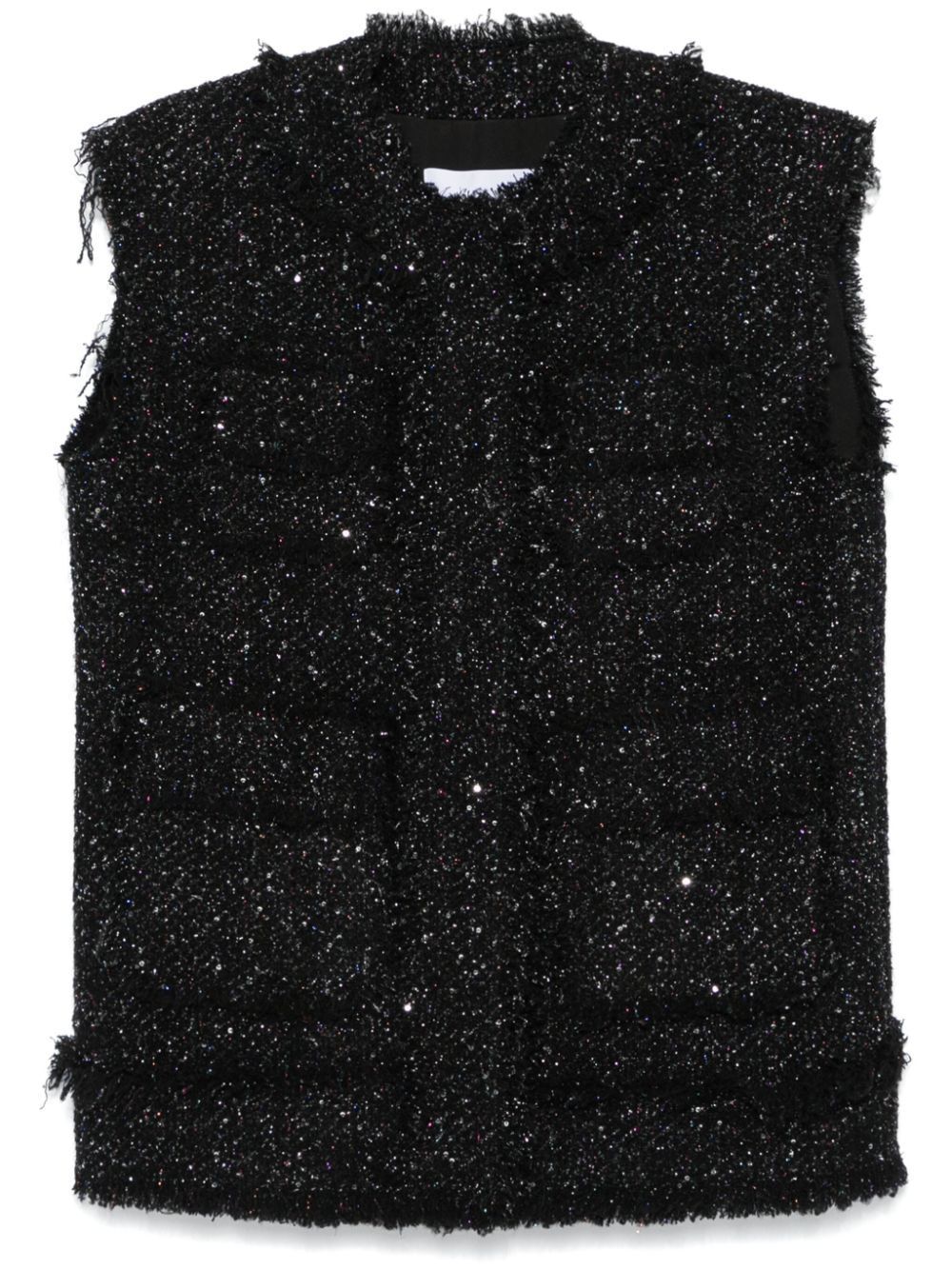 MSGM Lurex Detail Gilet - Women's Vest for FW24