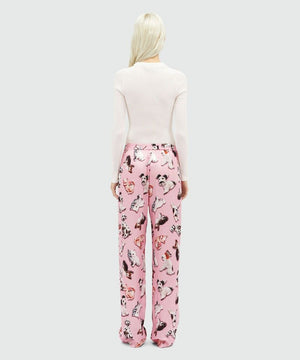 MSGM Chic Pink Tailored Trousers