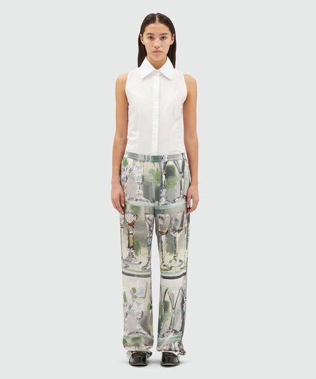 MSGM Chic Grey Trousers for Women - FW24 Collection