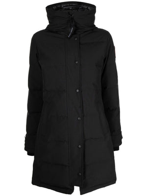 經典黑色保暖羽絨袍外套 - FW23限定款