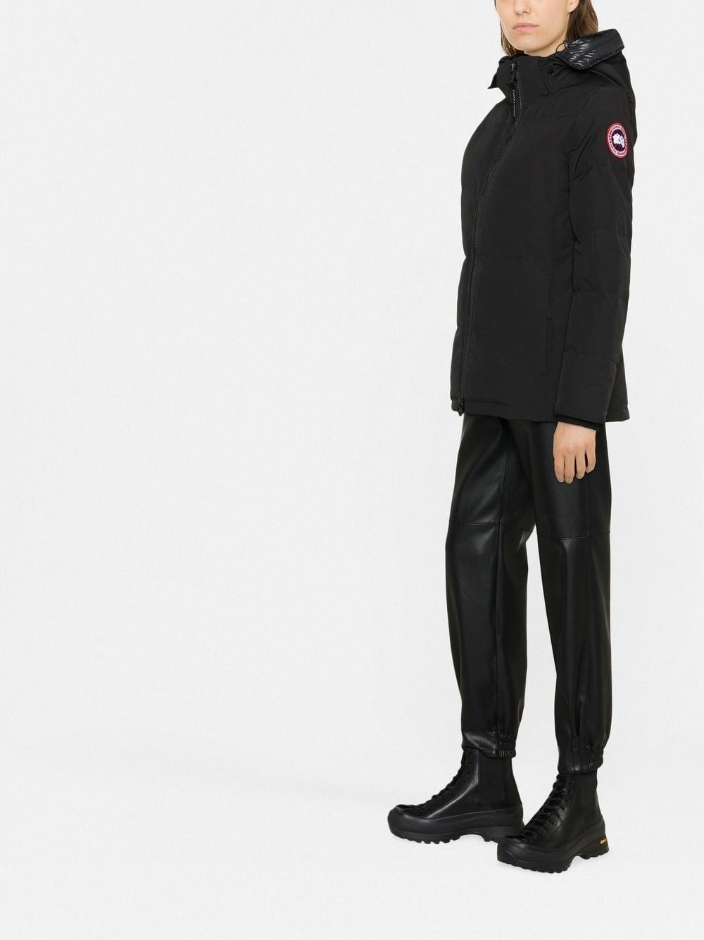 CANADA GOOSE 'Black Chelsea Parka Jacket for Women - FW22'