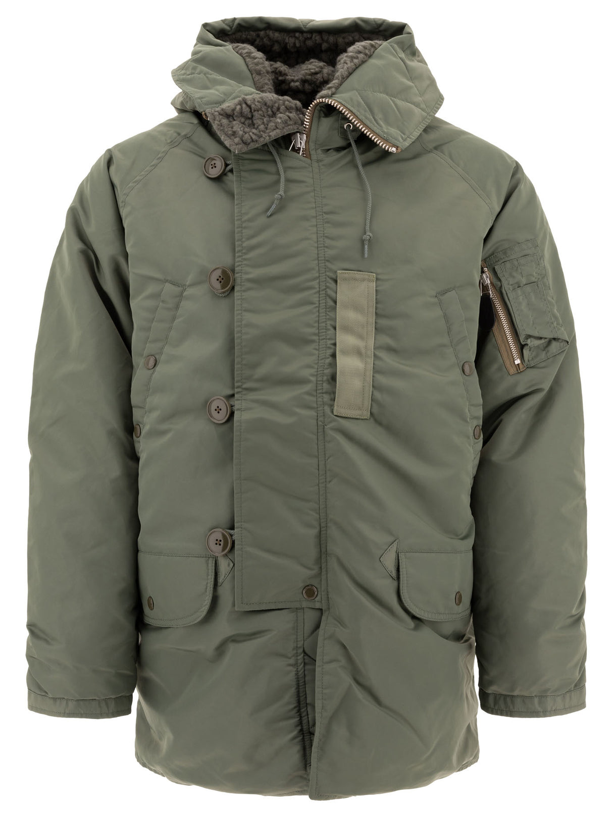 BEAMS PLUS Men's Down-Padded Outerwear Jacket