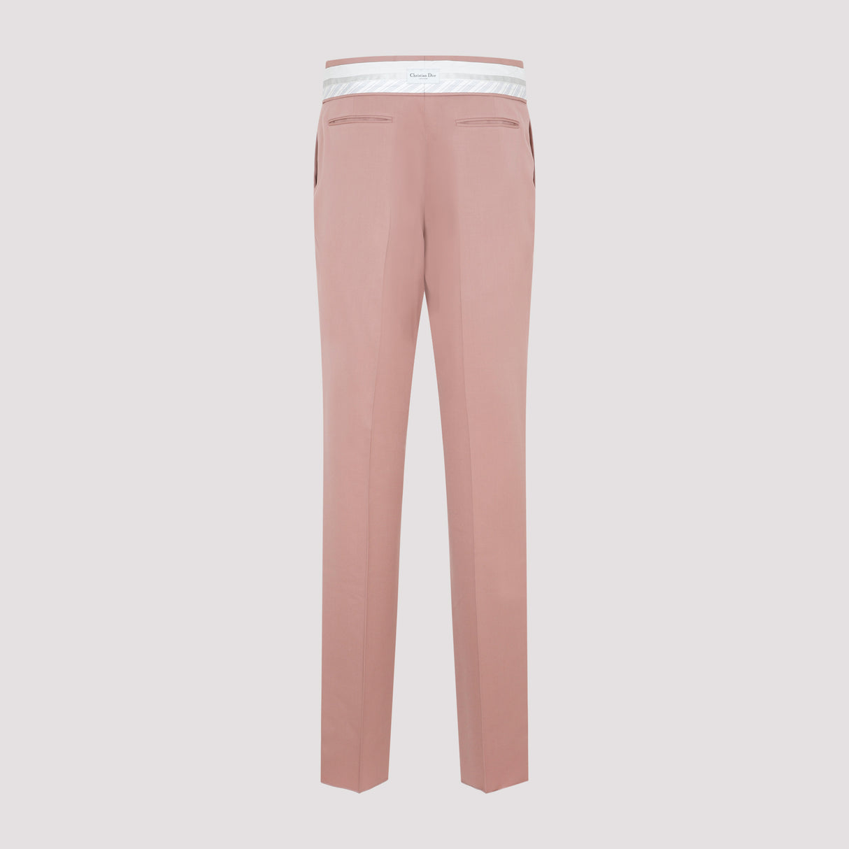 Luxurious Wool Pants in Pink & Purple for Men