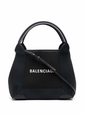 BALENCIAGA Mini Navy Blue Basket Handbag