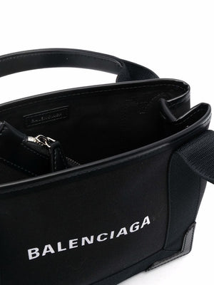 BALENCIAGA Mini Navy Blue Basket Handbag