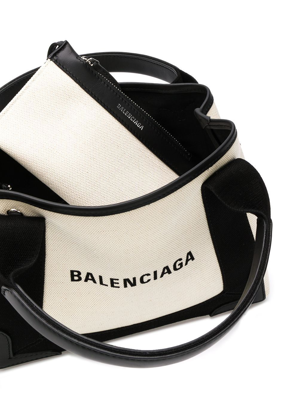 BALENCIAGA Mini Navy Blue Basket Handbag