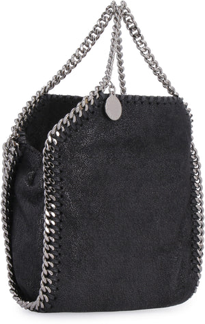 STELLA MCCARTNEY FAUX LEATHER TINY FALABELLA Handbag - Brown