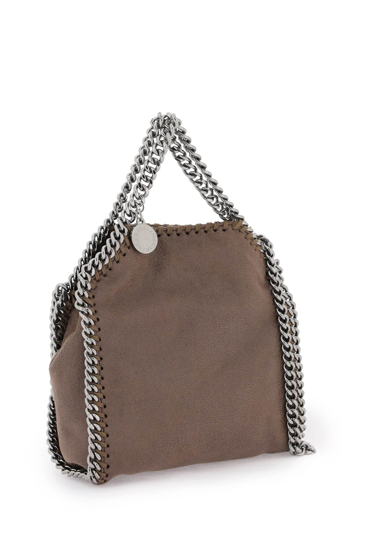 TÚI XÁCH NHỎ FAUX LEATHER TINY FALABELLA - Nâu