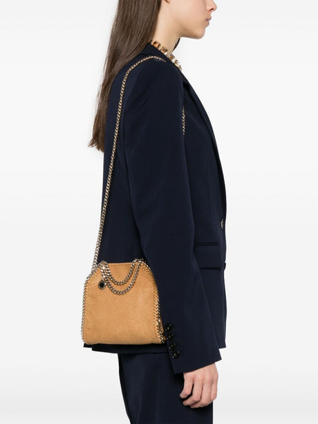 STELLA MCCARTNEY Mini Light Gold Chain Tote Bag