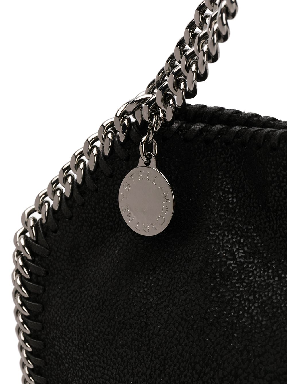 STELLA MCCARTNEY Mini Chic Vegan Leather Tote with Chain Accents