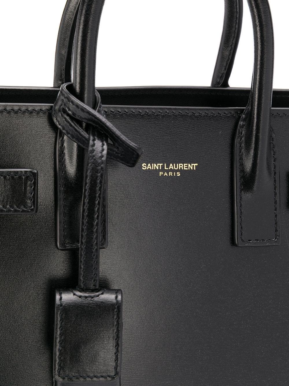 SAINT LAURENT Classic Smooth Leather Tote for Women