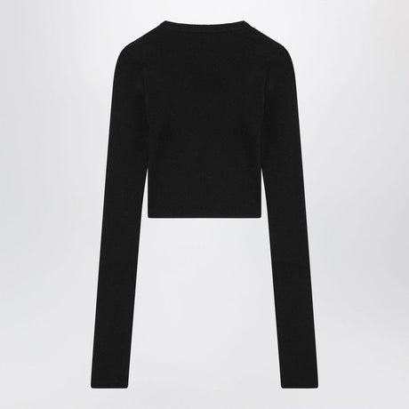 PRADA Mini Ribbed Cropped T-Shirt