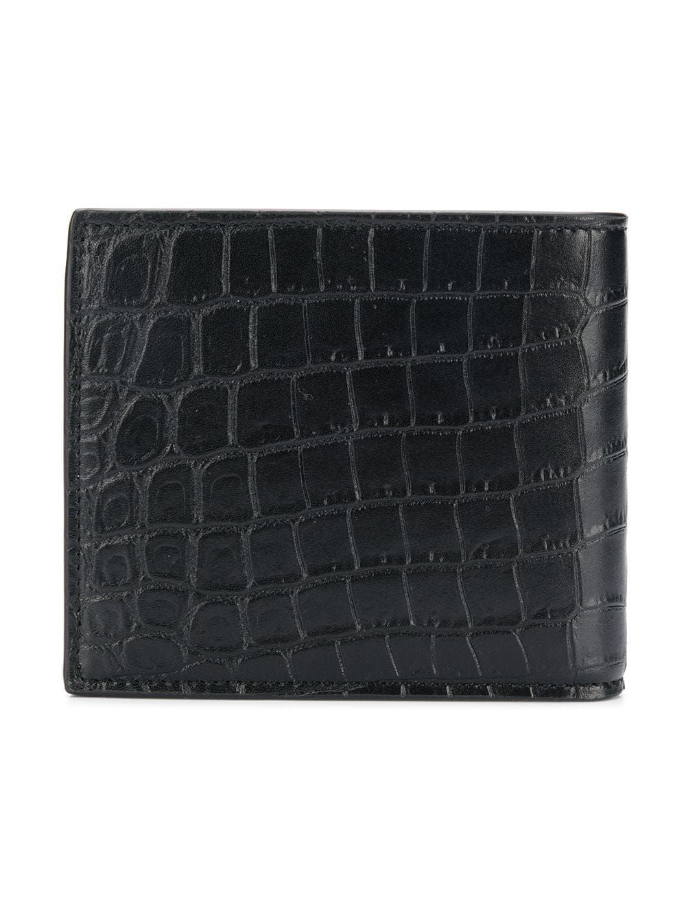 Black Logo Print Wallet for SS23