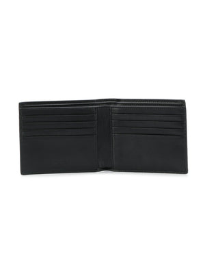 Black Logo Print Wallet for SS23