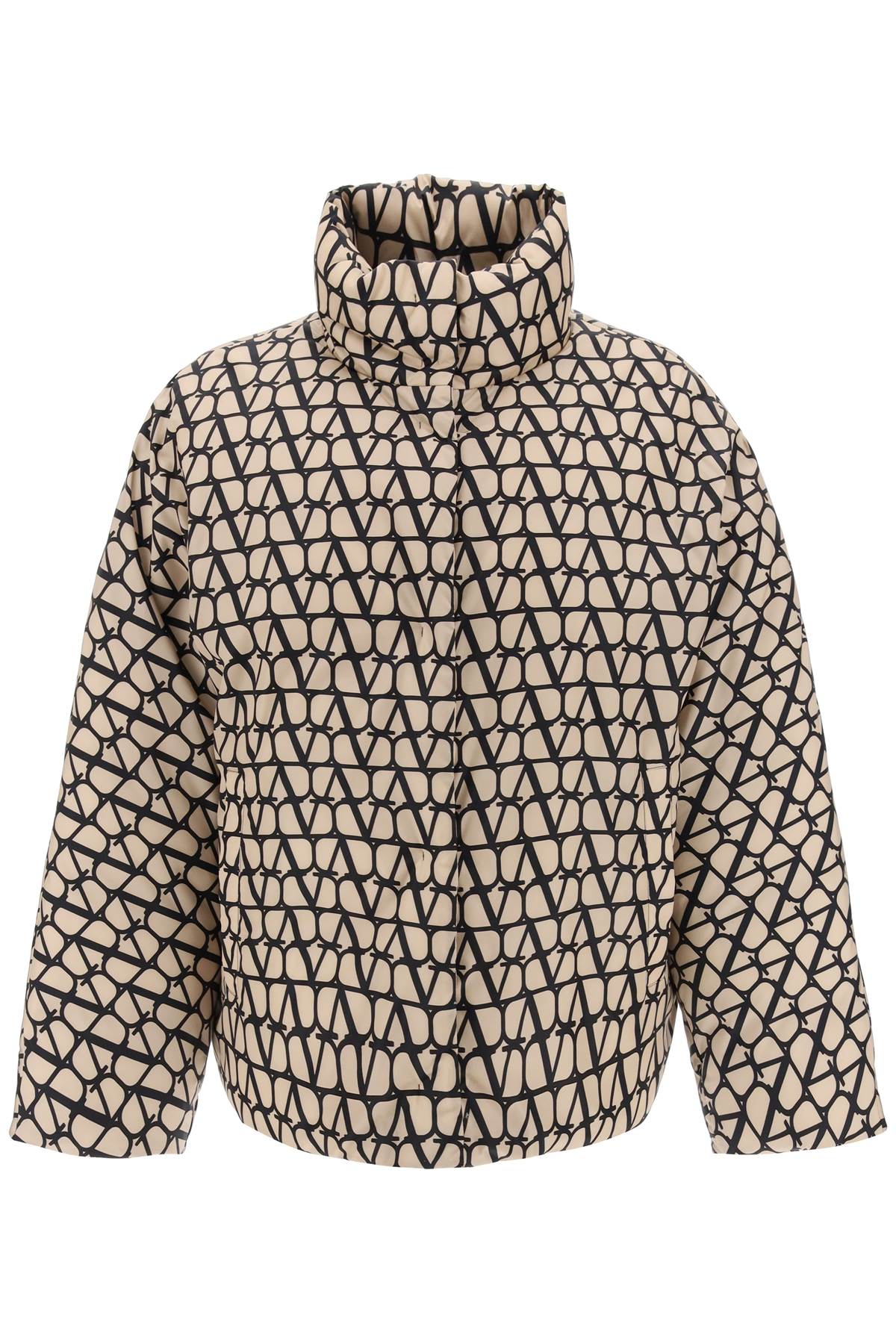 VALENTINO GARAVANI Women's Toile Iconographe Oversized Puffer Jacket