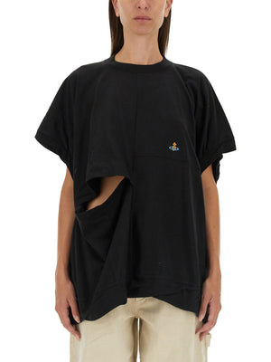 VIVIENNE WESTWOOD Oversized Cotton T-Shirt for Women - Size S