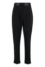 GIORGIO ARMANI Sophisticated Black Tailored Trousers for Men