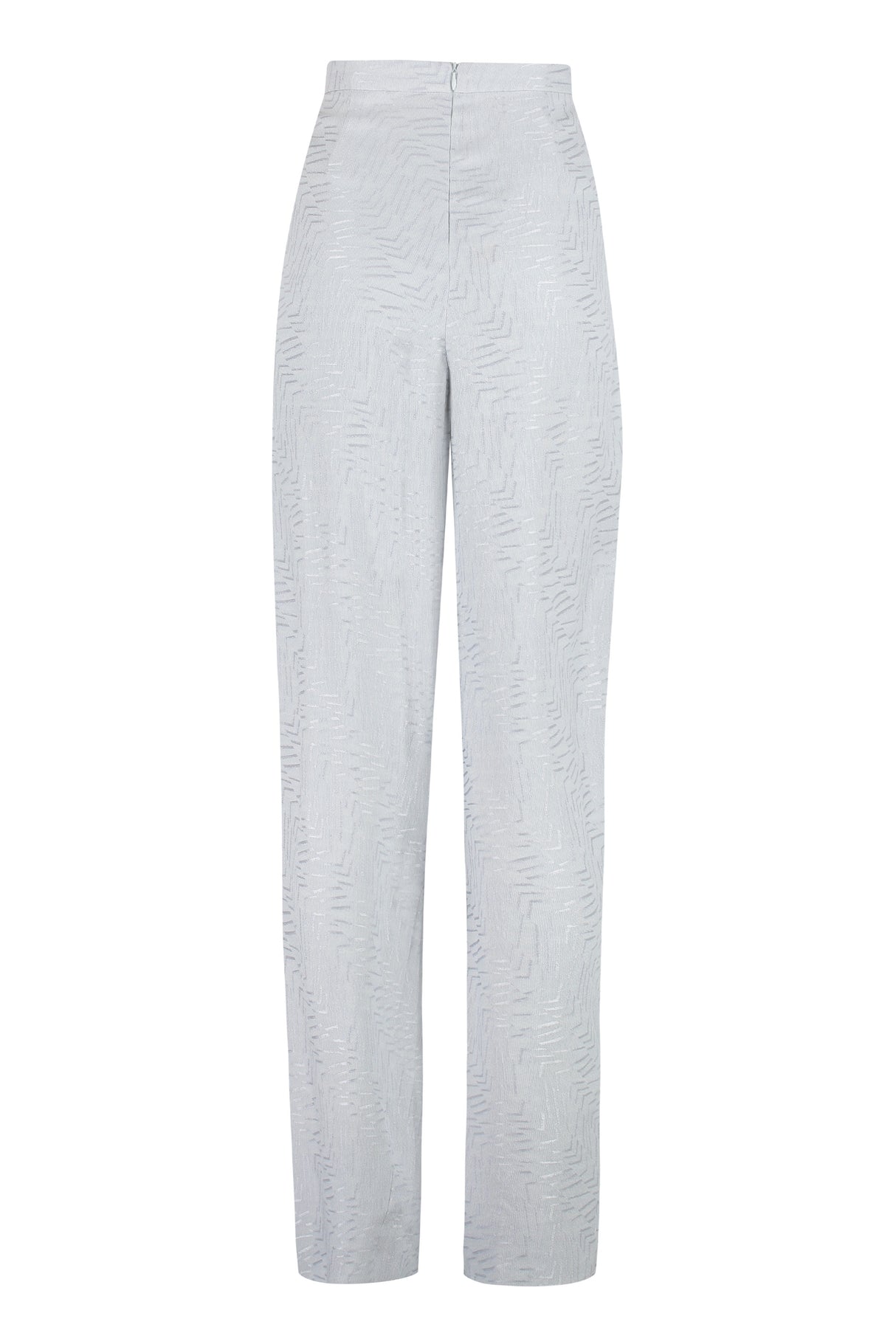 GIORGIO ARMANI Grey Straight-Leg Trousers for Women, SS23 Collection