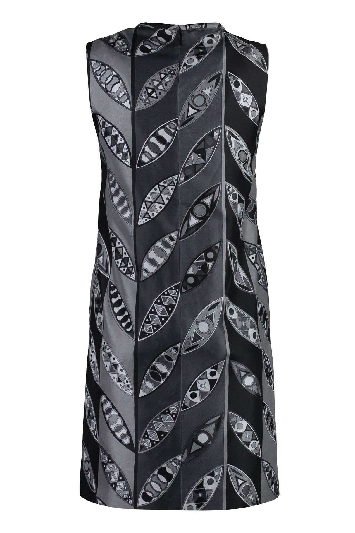 EMILIO PUCCI Stunning Multicolor Printed Silk Dress for Women