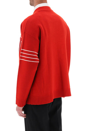 VALENTINO GARAVANI Luxurious Red Knit Sweater for Men from FW23 Collection