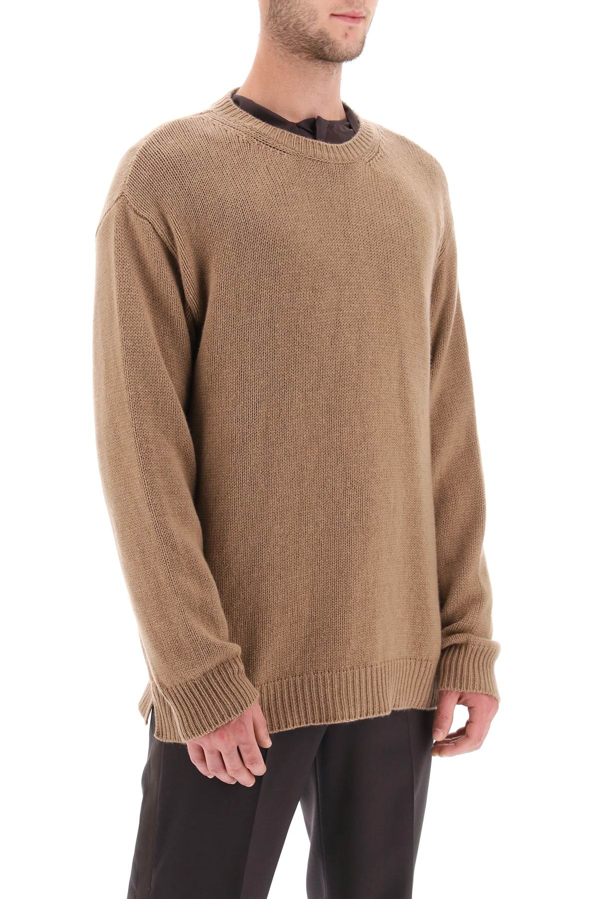 VALENTINO GARAVANI Cashmere Sweater with Stud - Oversized Fit