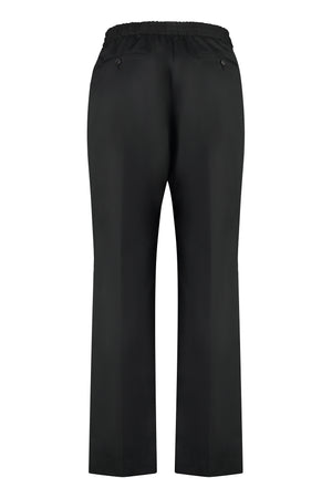 VALENTINO Black Cotton Trousers for Men